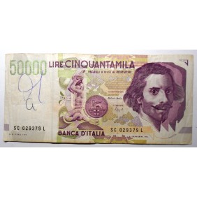 50.000 Lire Bernini 2° Tipo...