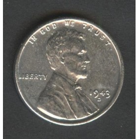 USA 1 Cent 1943 D Lincoln