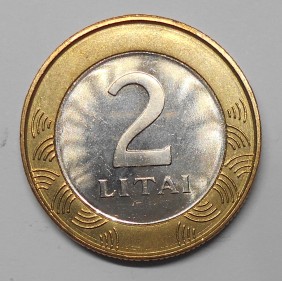 LITHUANIA 2 Litai 2002
