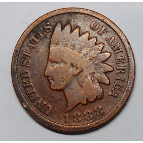 USA 1 Cent 1888 Indian Head