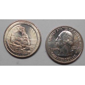 USA 1/4 Dollar 2014 S Utah...