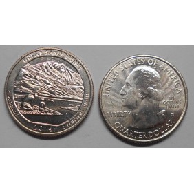 USA 1/4 Dollar 2014 D...