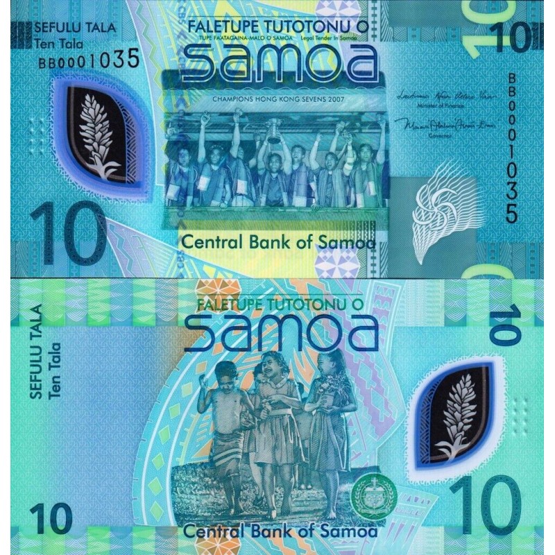 SAMOA 10 Tala 2023 2024 Polymer   Samoa 10 Tala 2023 2024 Polymer 