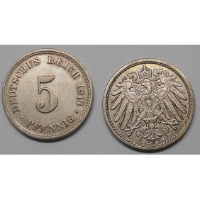 GERMANY EMPIRE 5 Pfennig...