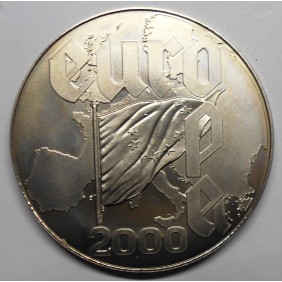 LIBERIA 5 Dollars 2000 Europa