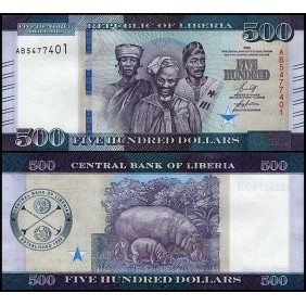 LIBERIA 500 Dollars 2020