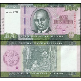 LIBERIA 100 Dollars 2022