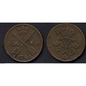 SWEDEN 1 Ore 1741 S.M.