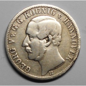 HANNOVER 1/6 Thaler 1860B...