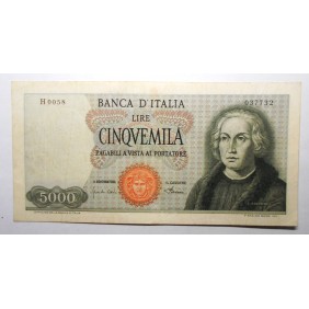 5000 Lire 1968 COLOMBO 1...