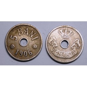 ROMANIA 5 Bani 1906
