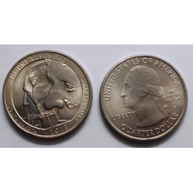 USA 1/4 Dollar 2013 P South...