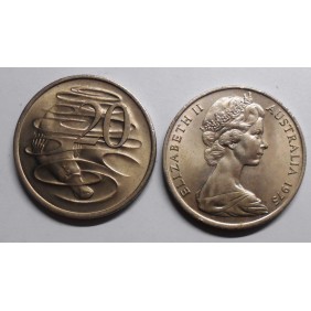 AUSTRALIA 20 Cents 1975
