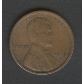 USA 1 Cent 1919 S Lincoln