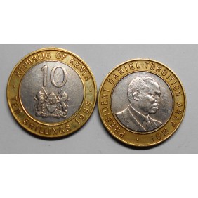 KENYA 10 Shillings 1995...