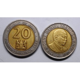 KENYA 20 Shillings 1998...