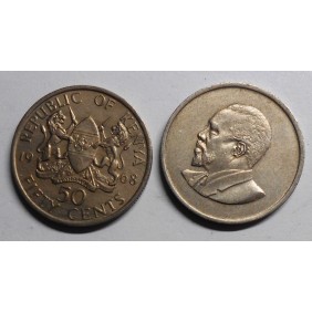 KENYA 50 Cents 1968