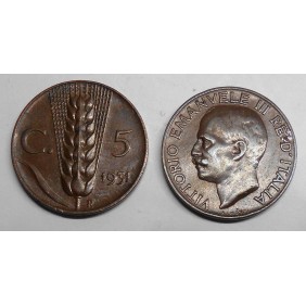 5 Centesimi 1931
