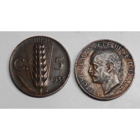 5 CENTESIMI 1933