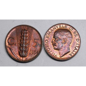 5 CENTESIMI 1934