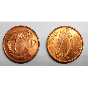 IRELAND 1 Penny 1990