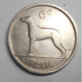 IRELAND 6 Pence 1928