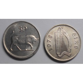 IRELAND 5 Pence 1978