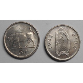 IRELAND 5 Pence 1992