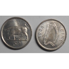 IRELAND 5 Pence 1995