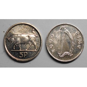 IRELAND 5 Pence 2000