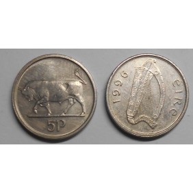 IRELAND 5 Pence 1996