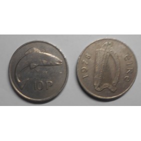 IRELAND 10 Pence 1978