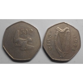 IRELAND 50 Pence 1978
