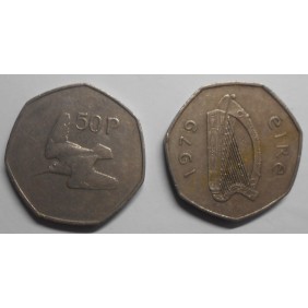 IRELAND 50 Pence 1979