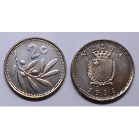 MALTA 2 Cents 1998