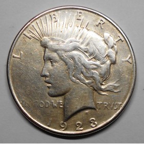 USA 1 Dollar 1923 S Peace