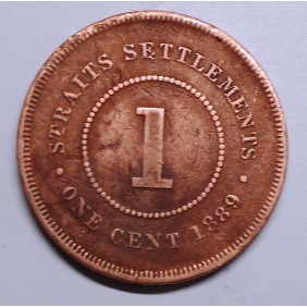 STRAITS SETTLEMENTS 1 Cent...