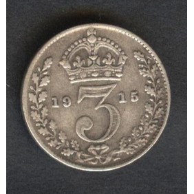 GREAT BRITAIN 3 Pence 1915...