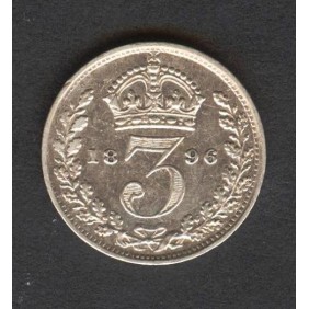 GREAT BRITAIN 3 Pence 1896...