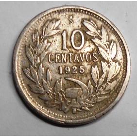 CHILE 10 Centavos 1925