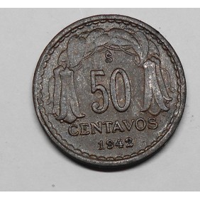 CHILE 50 Centavos 1942