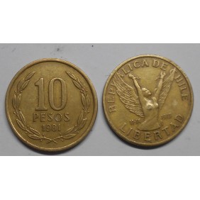 CHILE 10 Pesos 1981