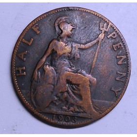 GREAT BRITAIN 1/2 Penny 1903