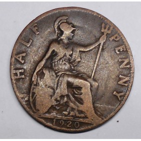 GREAT BRITAIN 1/2 Penny 1920