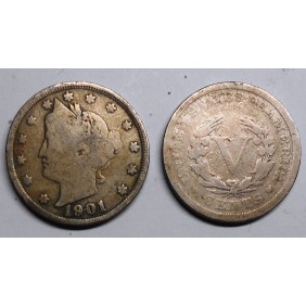 USA Liberty Nickel 5 Cents...