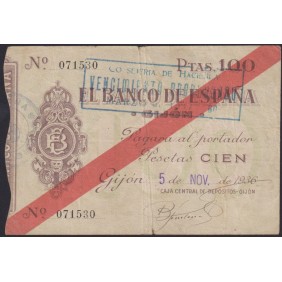 SPAIN 100 Pesetas 1936