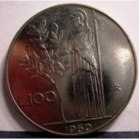 100 LIRE 1960