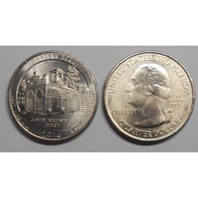 USA 1/4 Dollar 2016 D West...