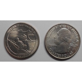 USA 1/4 Dollar 2019 D Guam-...