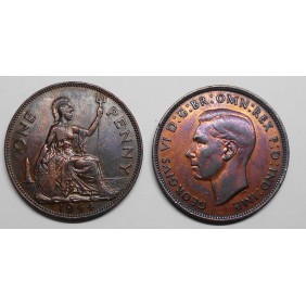 GREAT BRITAIN 1 Penny 1944